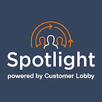 Spotlight by customer lobby